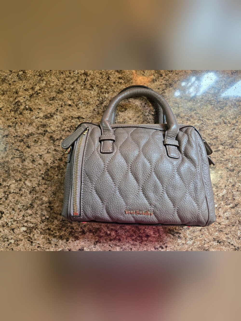 Vera Bradley Quilted Leather Marlo Crossbody